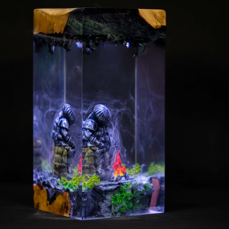 Big Knight Dark souls Resin Lamp