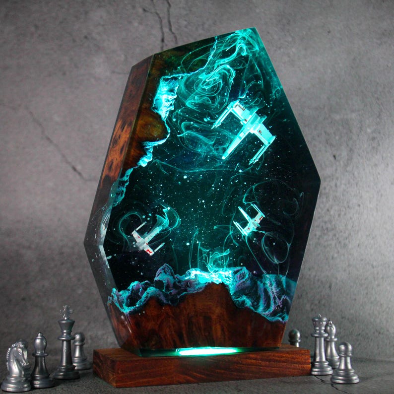 Star wars Epoxy Desk Lamp