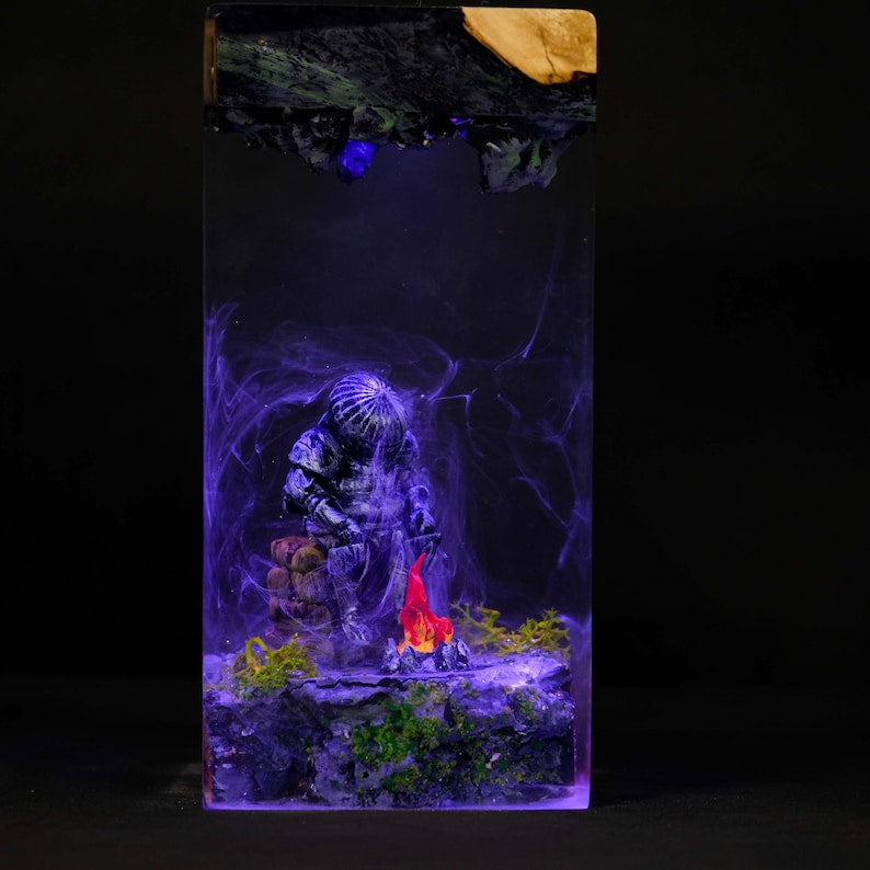 Big Knight Dark souls Resin Lamp