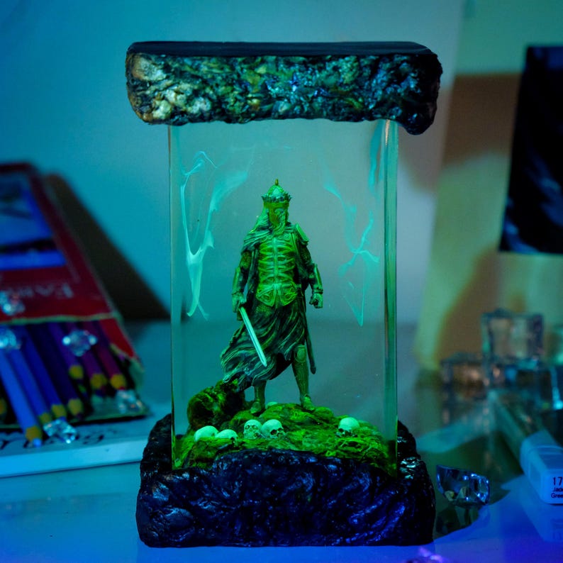 Death Kings Resin Lamp
