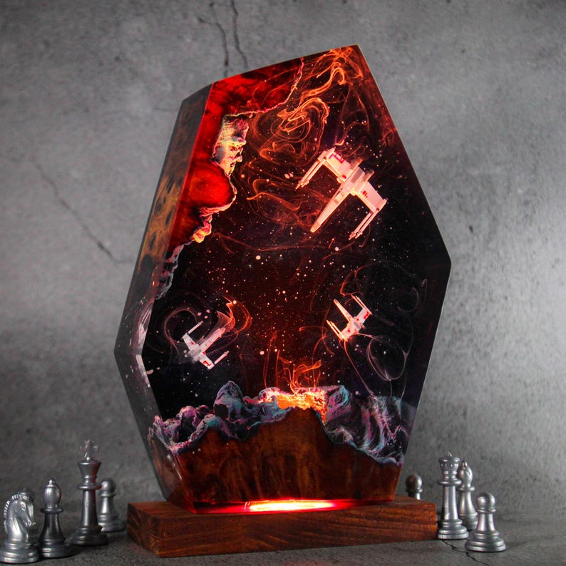 Star wars Epoxy Desk Lamp