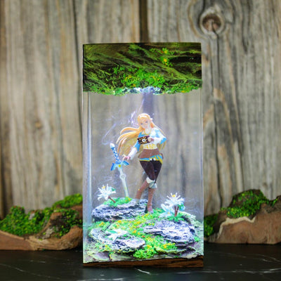 Princess Zelda Resin Lamp