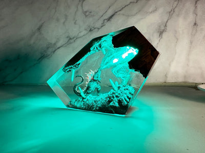 Monster Godzilla Resin Lamp