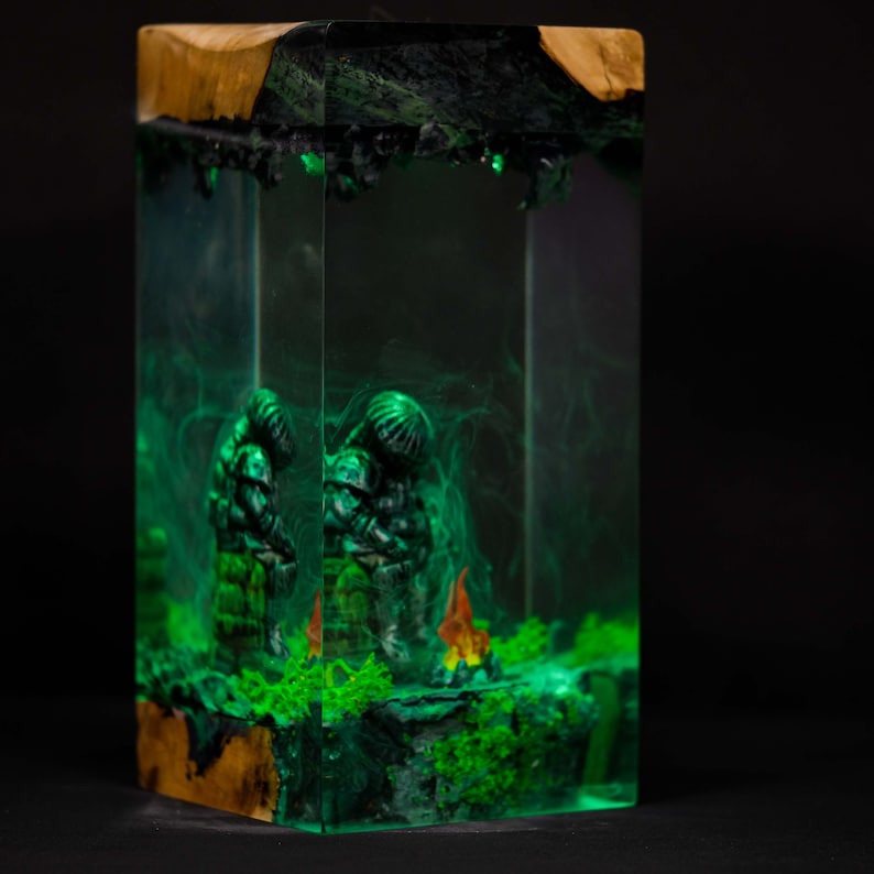 Big Knight Dark souls Resin Lamp