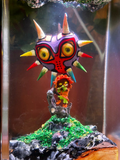 Majora Mask Resin Lamp