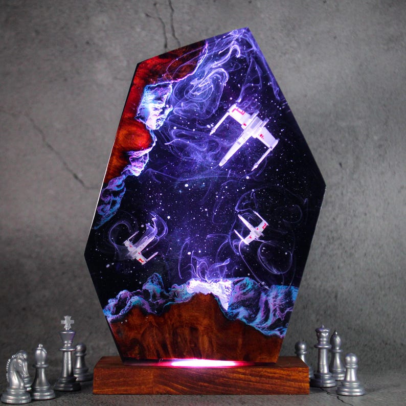 Star wars Epoxy Desk Lamp