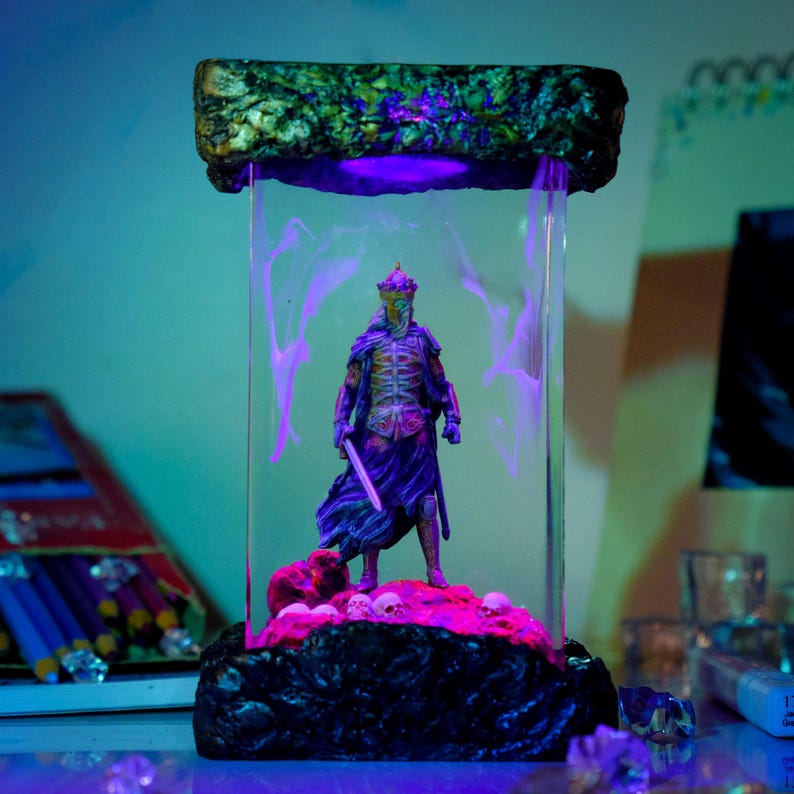 Death Kings Resin Lamp