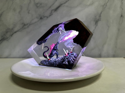 Monster Godzilla Resin Lamp