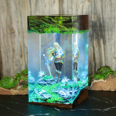 Princess Zelda Resin Lamp