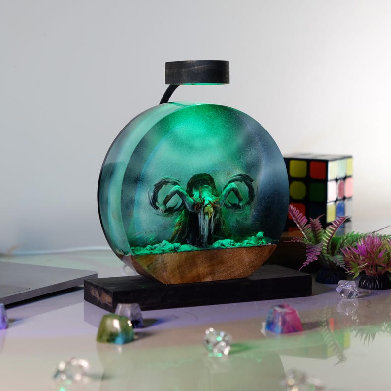 Monster Resin Lamp