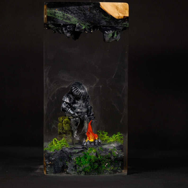 Big Knight Dark souls Resin Lamp