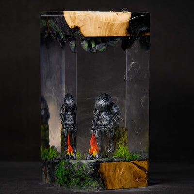 Big Knight Dark souls Resin Lamp