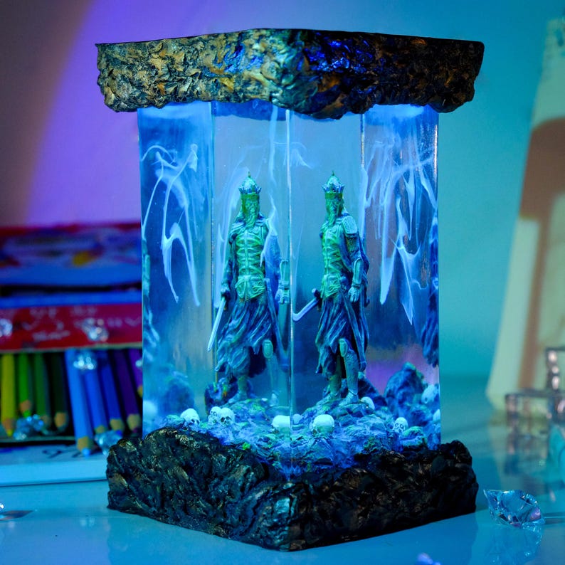 Death Kings Resin Lamp