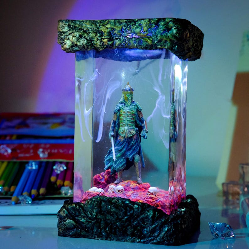 Death Kings Resin Lamp