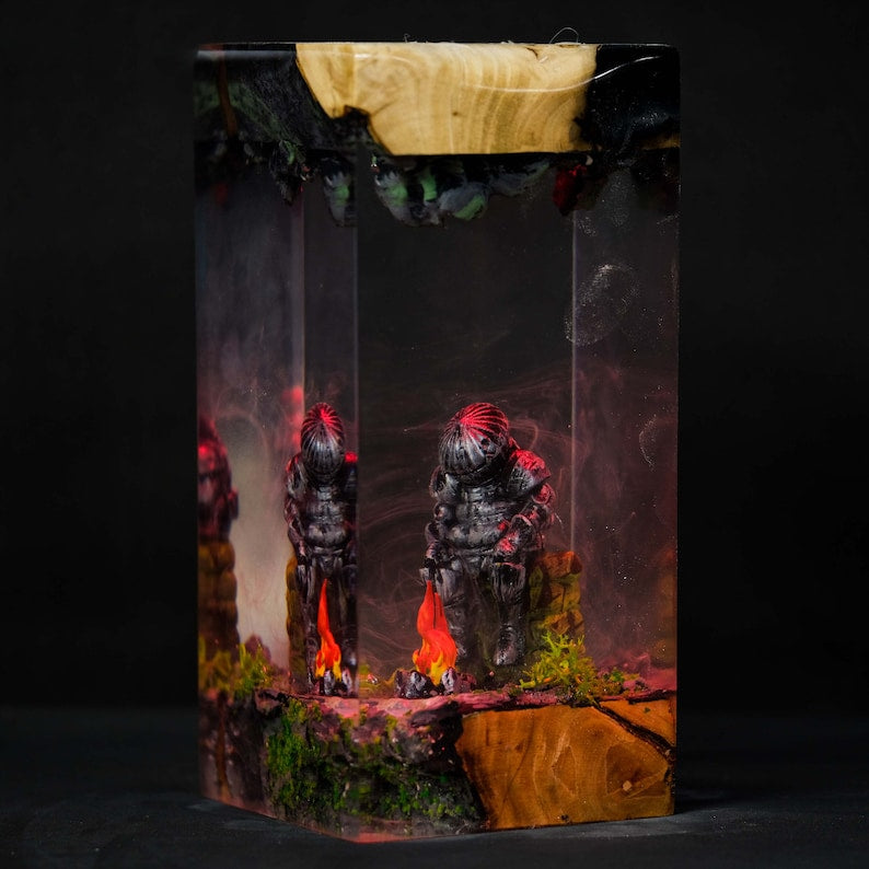 Big Knight Dark souls Resin Lamp