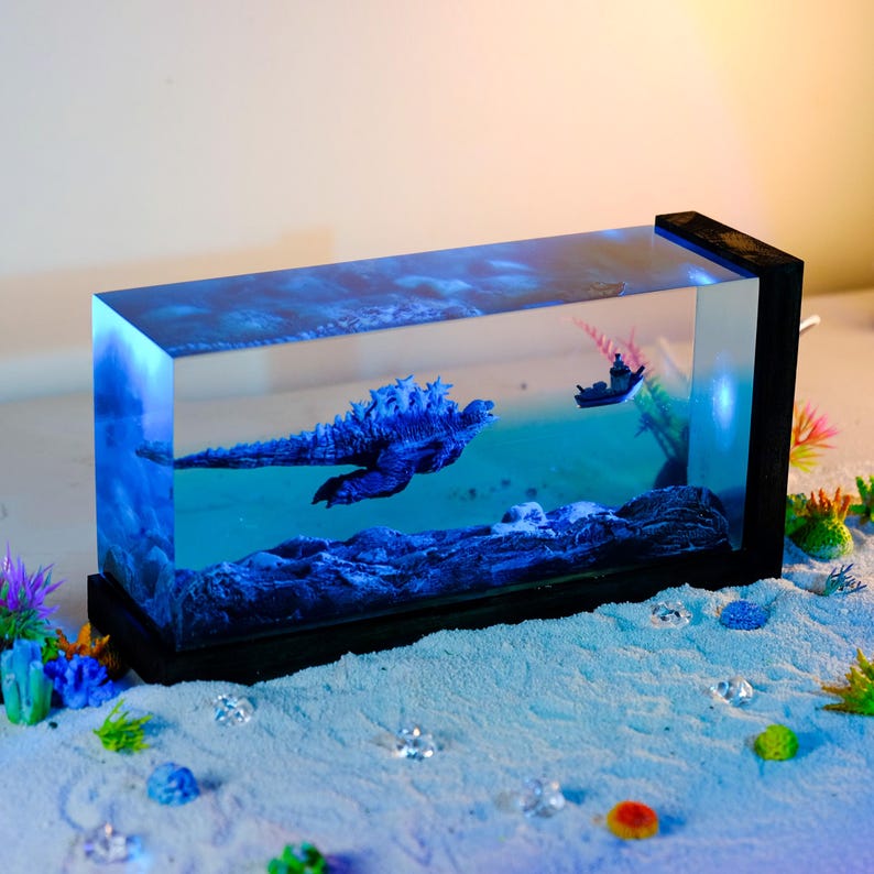 Monster Godzilla Resin Lamp 4