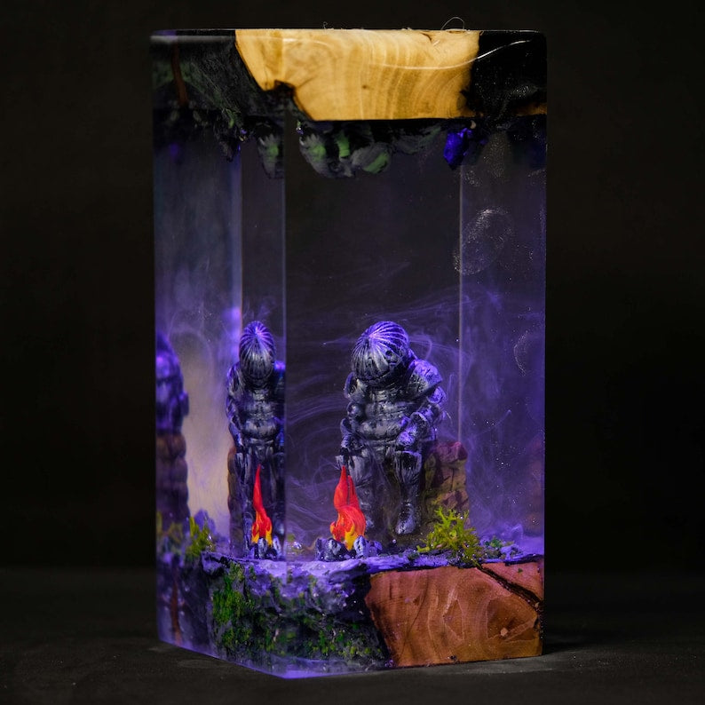 Big Knight Dark souls Resin Lamp
