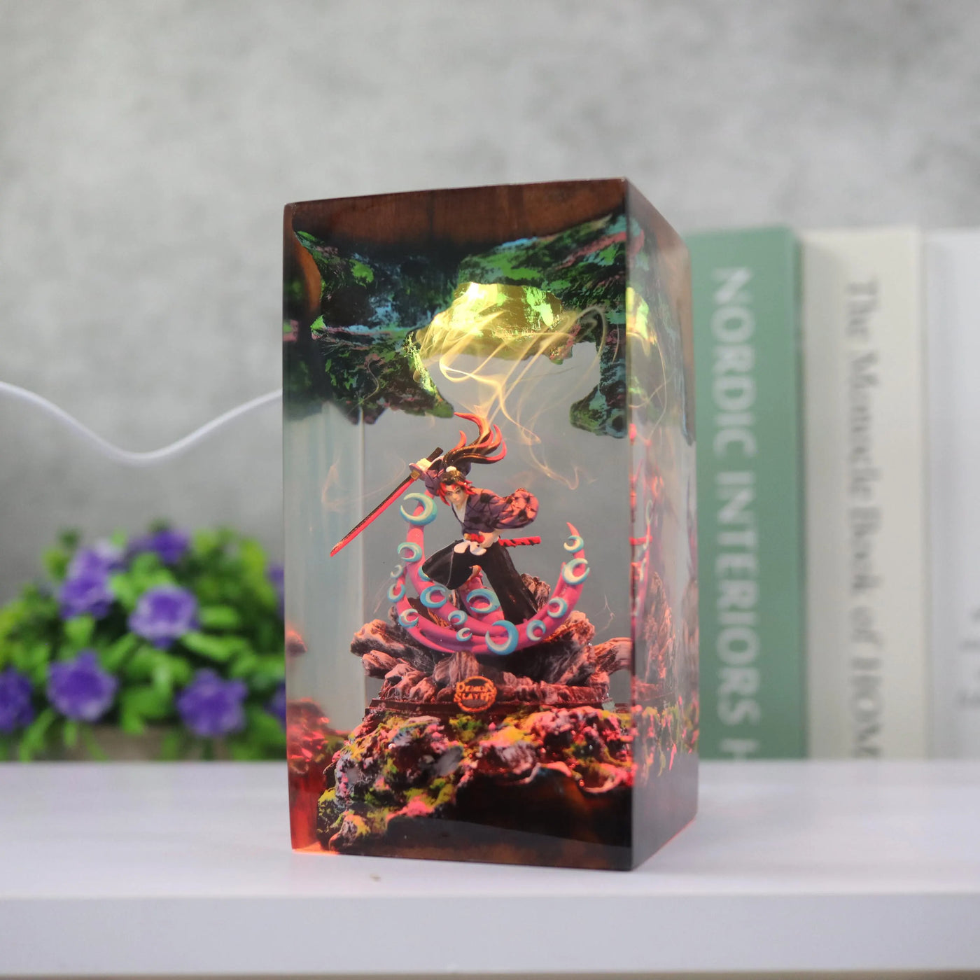 Kokushibo Demon Slayer Resin Lamp