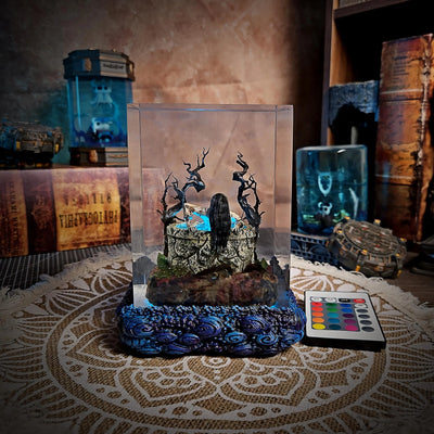 Amamura Sadako Ring Resin Lamp