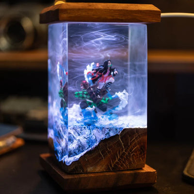 Tanjiro & Nezuko Demon Slayer Resin Lamp