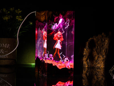 Courage the Cowardly Dog Resin Lamp