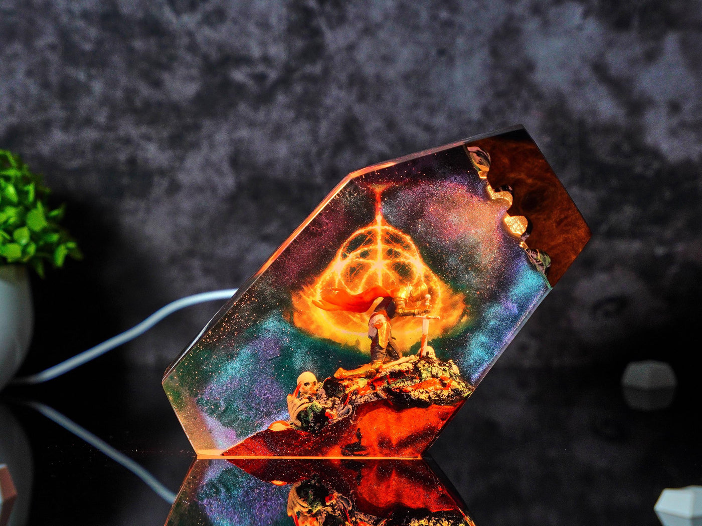 The Tarnished Elden Ring Resin Lamp