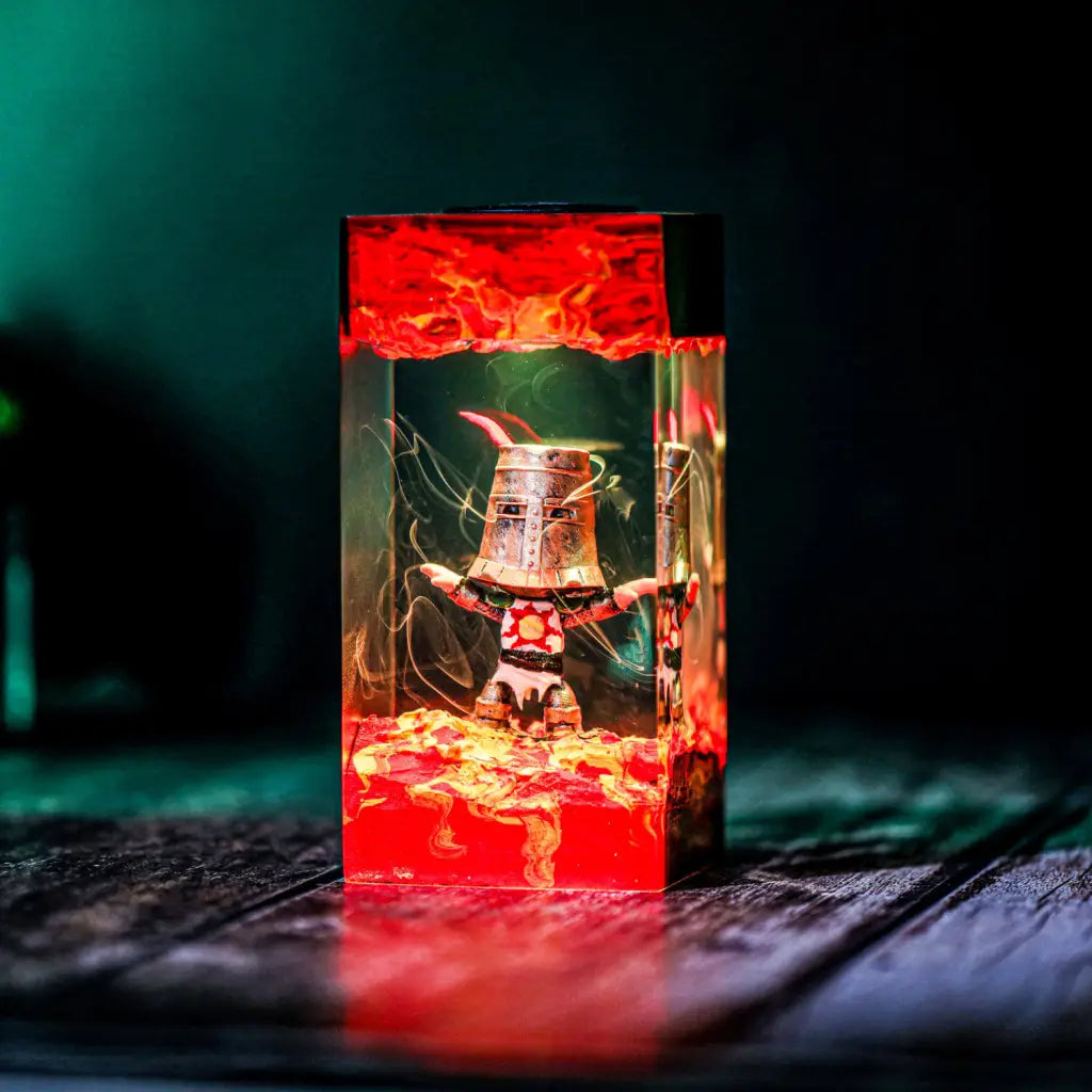 Dark Souls Solaire of Astoria Statue Resin Lamp