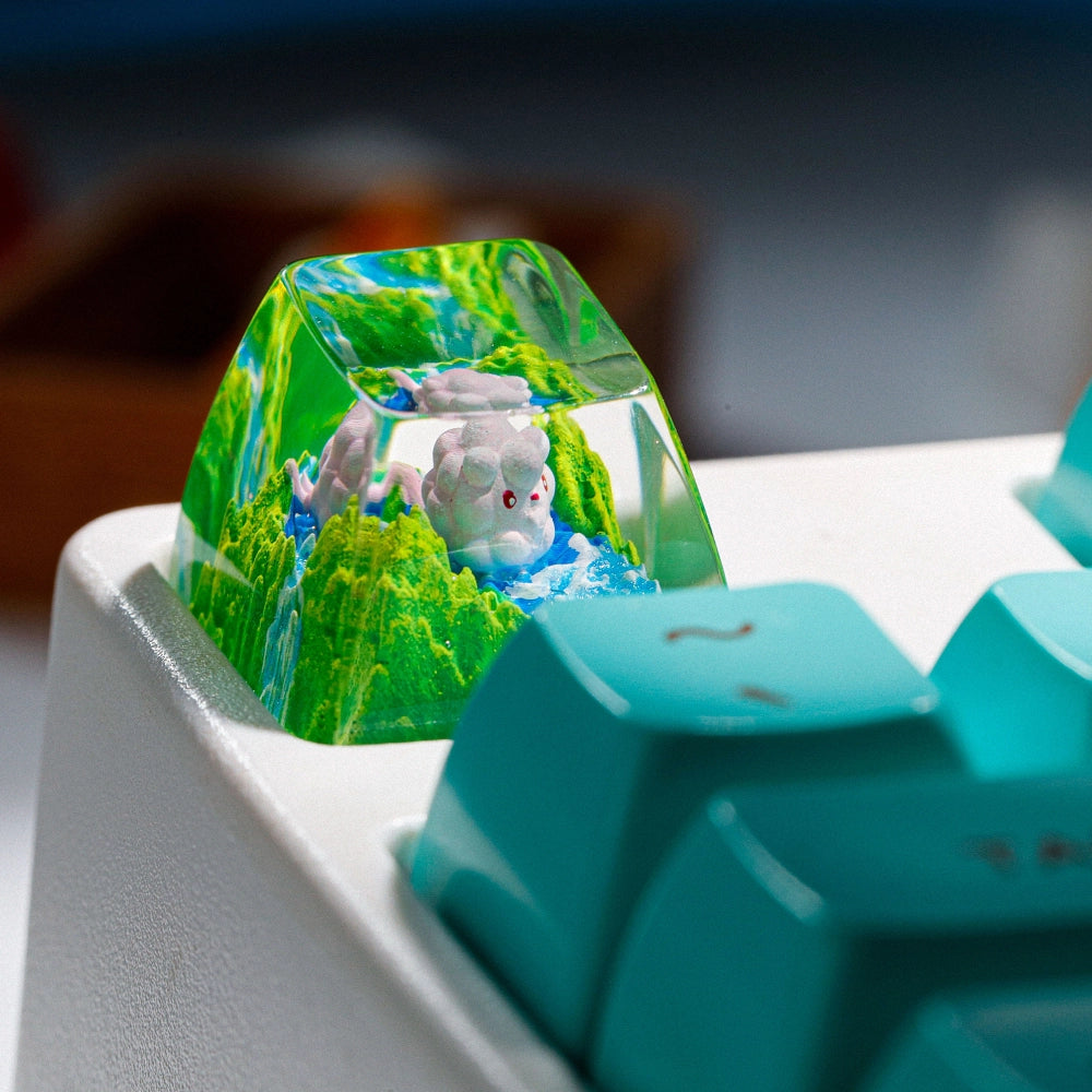 Pokemon - Swirlix Artisan Keycap