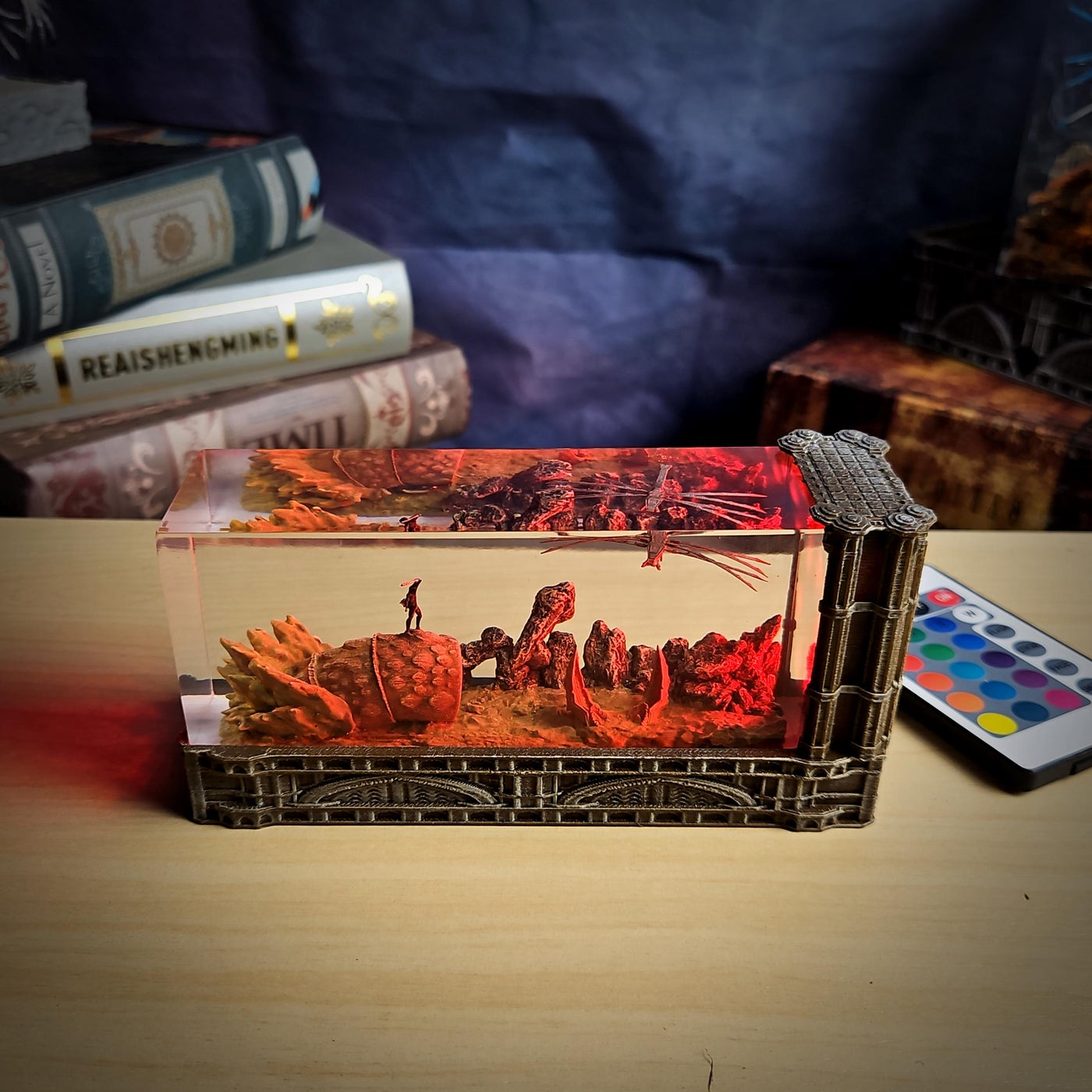 Paul Atreides Sandworm Dune Resin Lamp