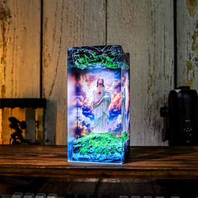 Jesus Resin Epoxy Resin Lamp