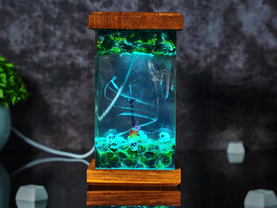 Chosen Undead Dark Souls Resin Lamp