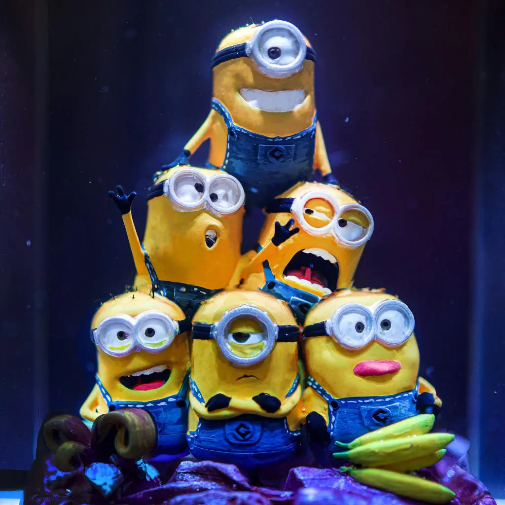 Minions Resin Lamp