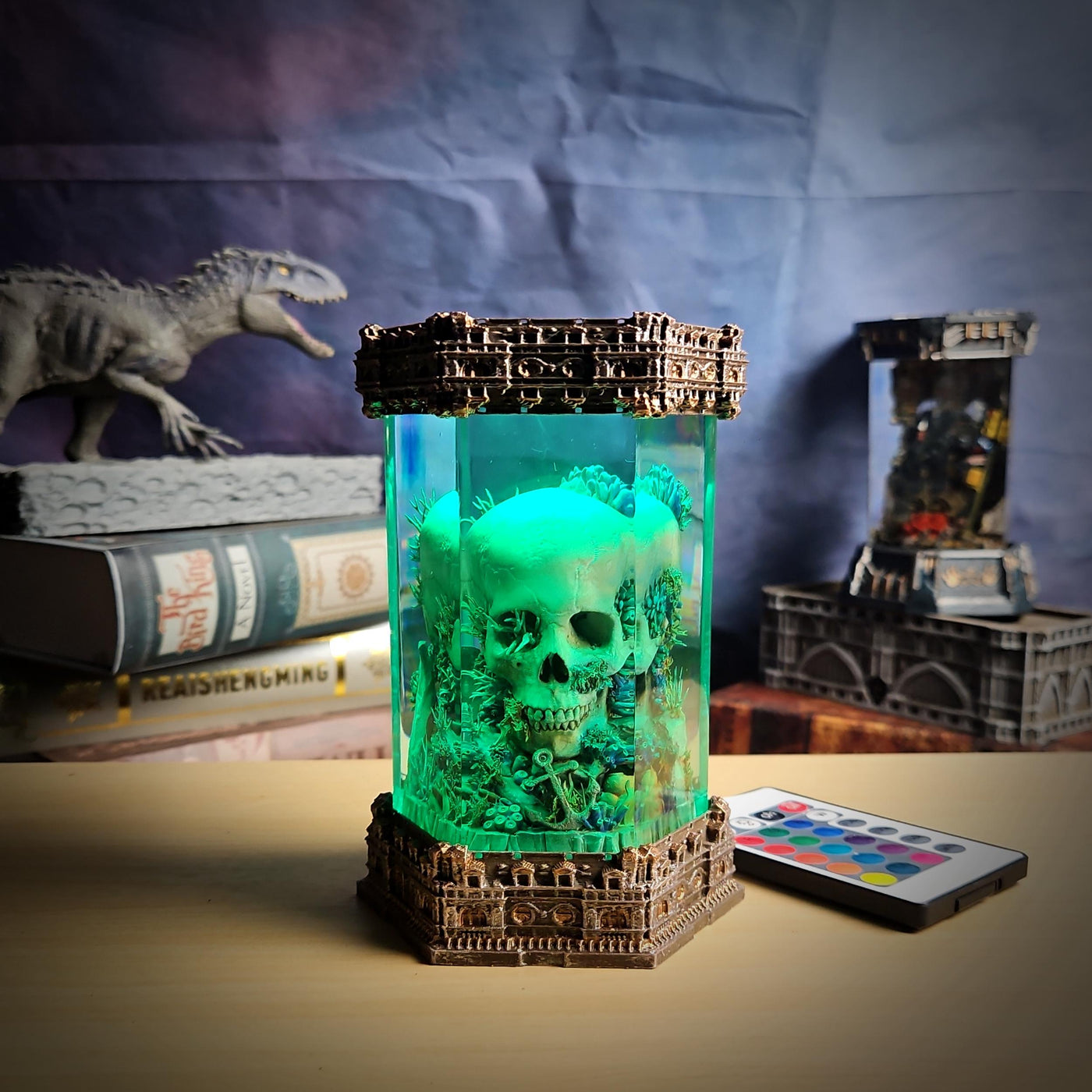 Skull Resin Lamp