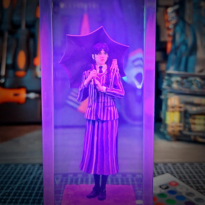 Wednesday Addams Resin lamp