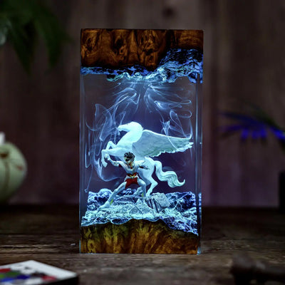 Pegasus Saint Seiya Resin Lamp