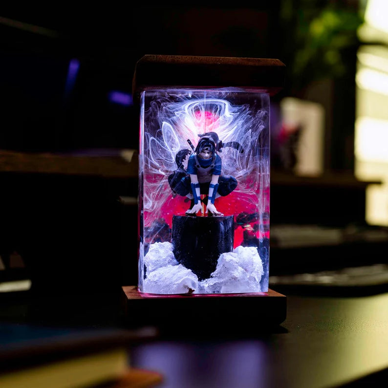 Sasuke Uchiha Resin Lamp