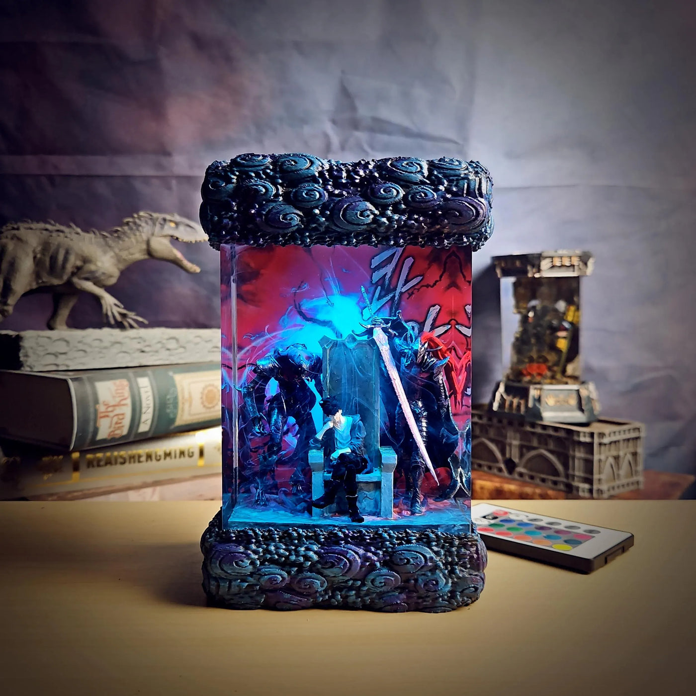 Sung Jinwoo vs Igris Beru Solo Leveling Resin lamp