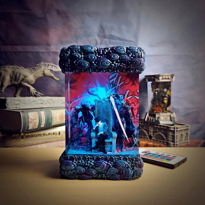 Sung Jinwoo vs Igris Beru Solo Leveling Resin lamp