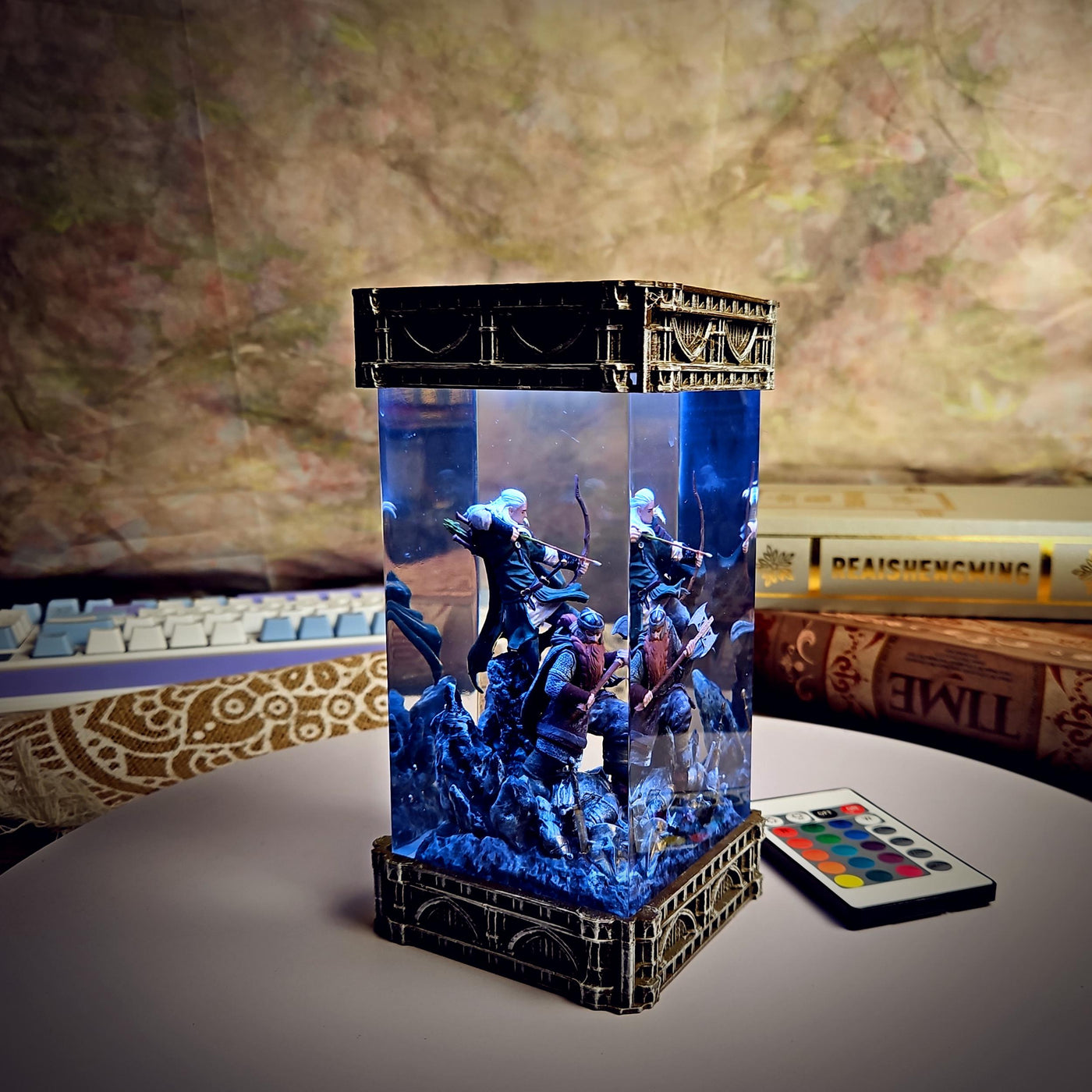 Gimli & Legolas The Lord of the Rings Resin Lamp