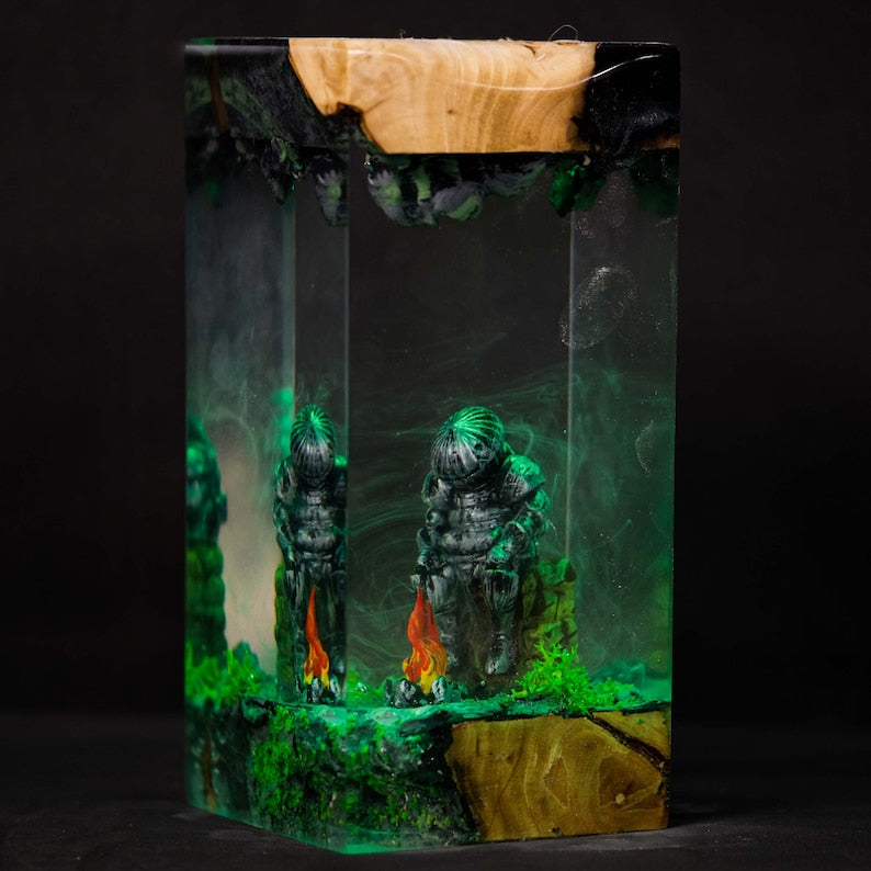 Big Knight Dark souls Resin Lamp