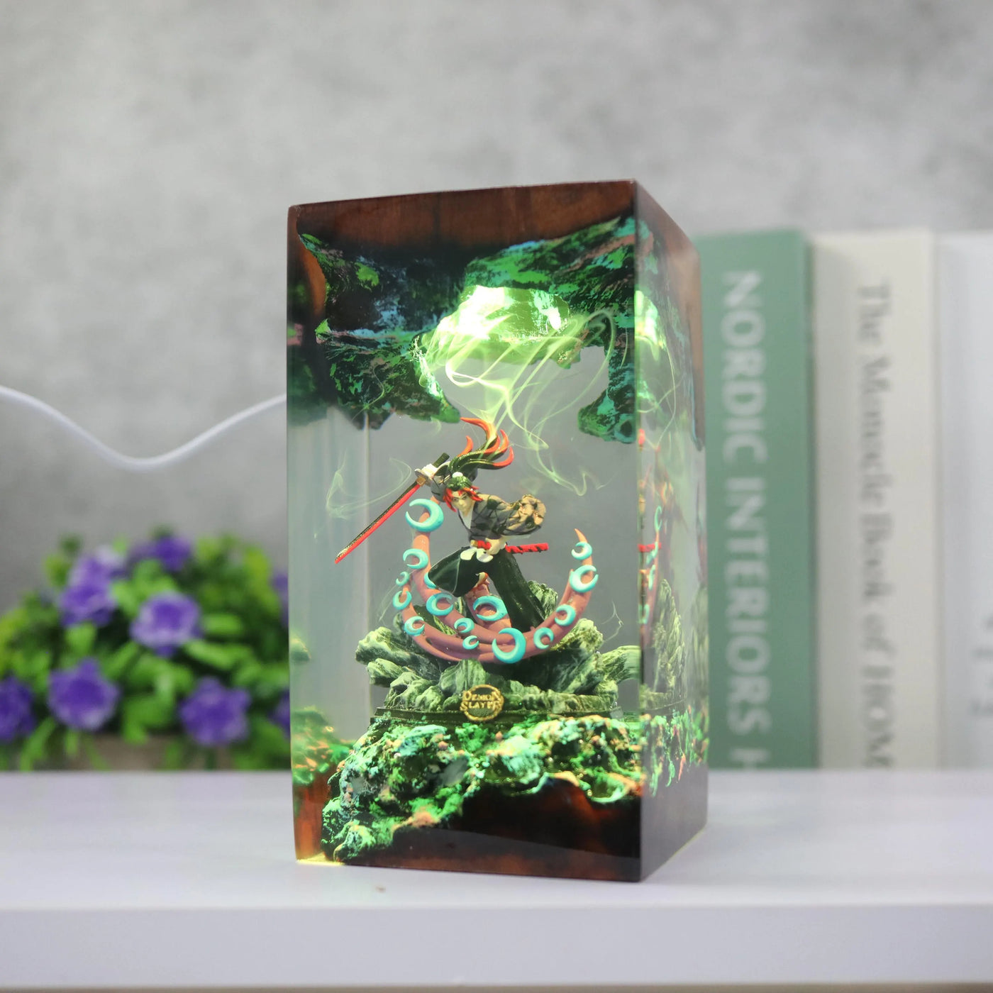 Kokushibo Demon Slayer Resin Lamp