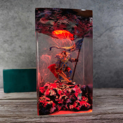 Varian Wrynn Warcraft 3 Resin Lamp