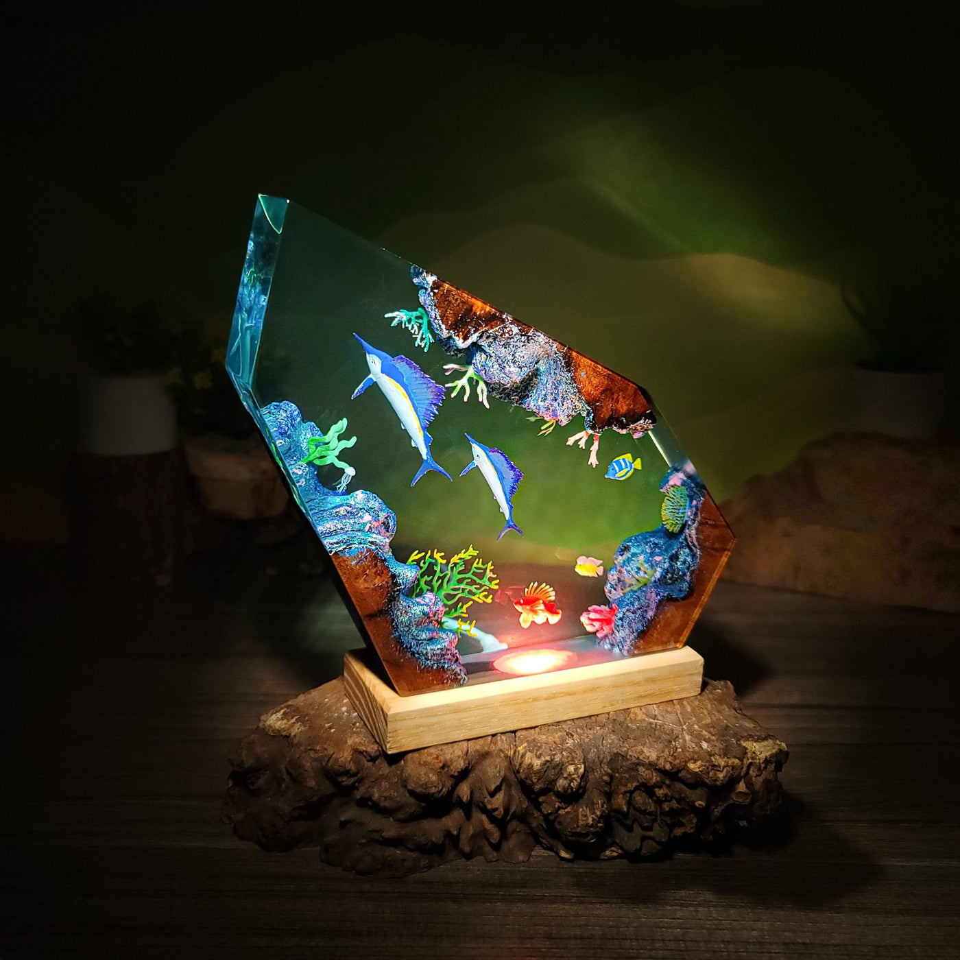 Resin Ocean Night Light