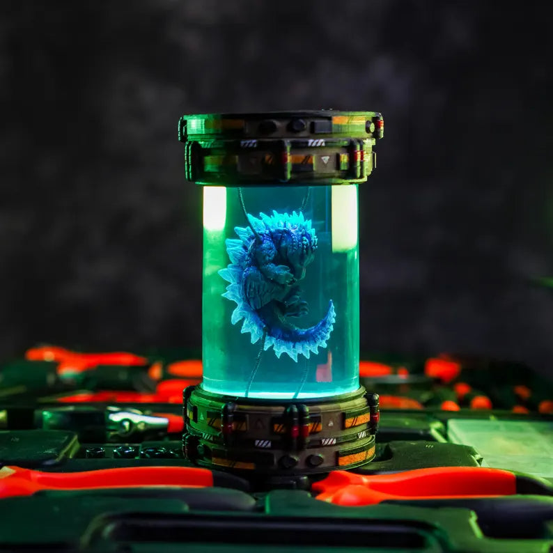 Godzilla Resin Lamp
