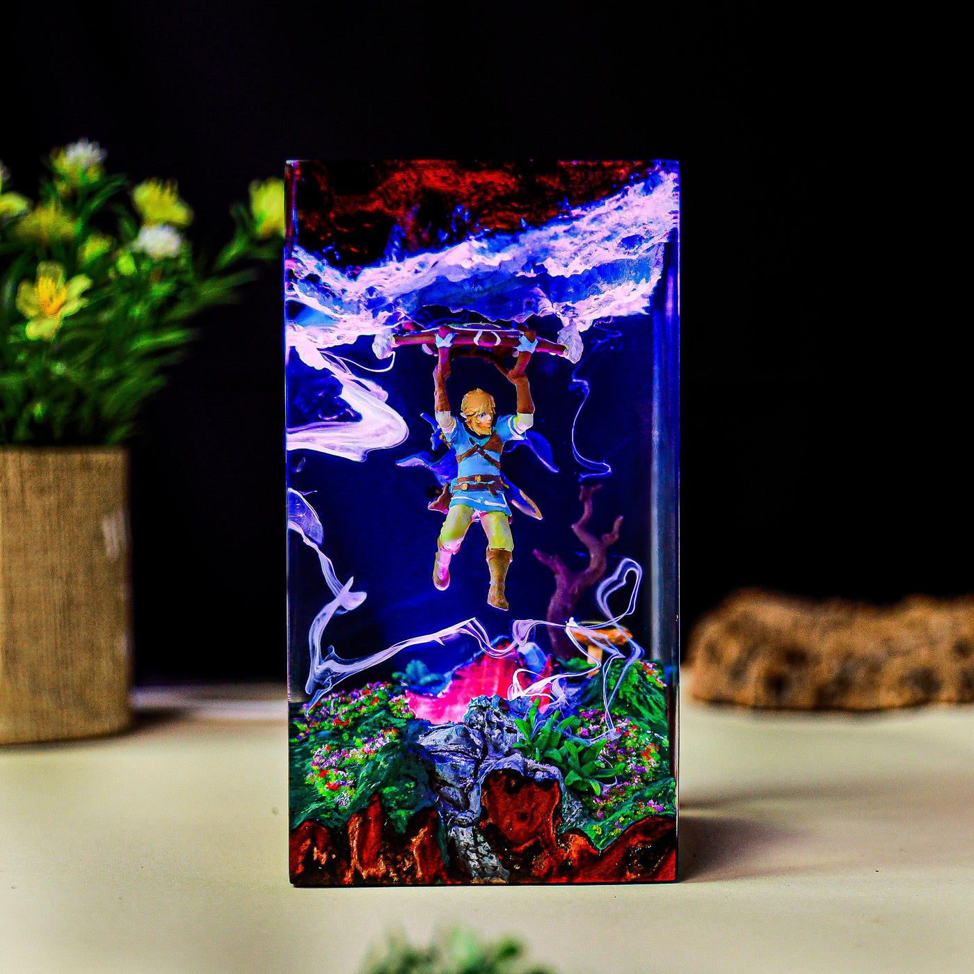 Link The Legend of Zelda Resin Lamp