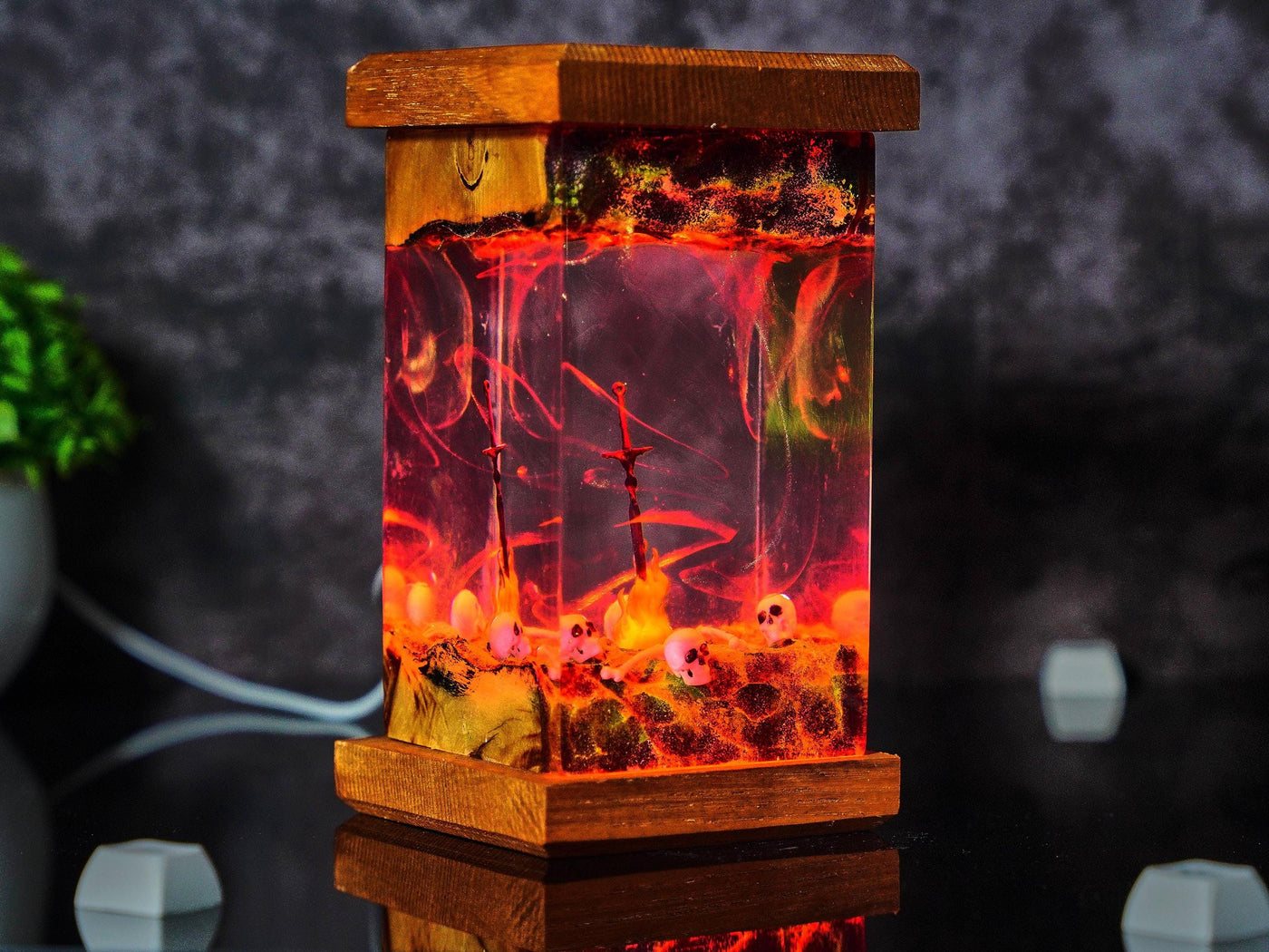 Chosen Undead Dark Souls Resin Lamp