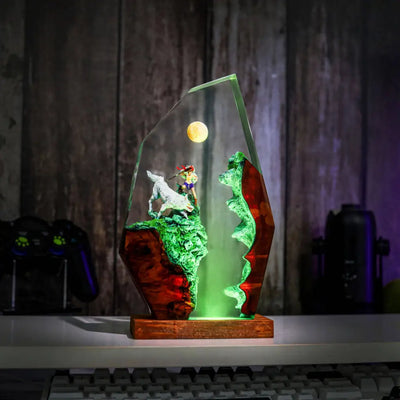 Princess Mononoke Resin Epoxy Night Light