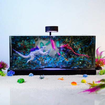 Monster Diorama Resin Lamp