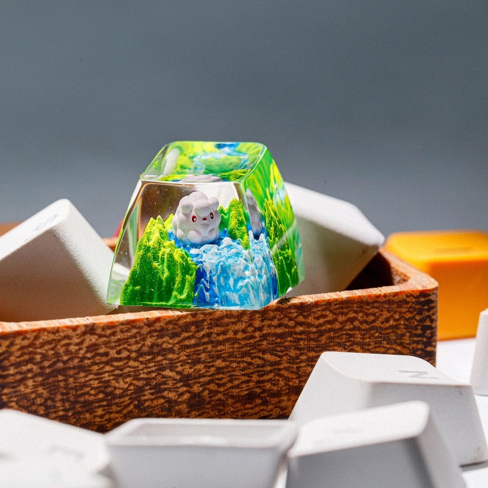 Pokemon - Swirlix Artisan Keycap