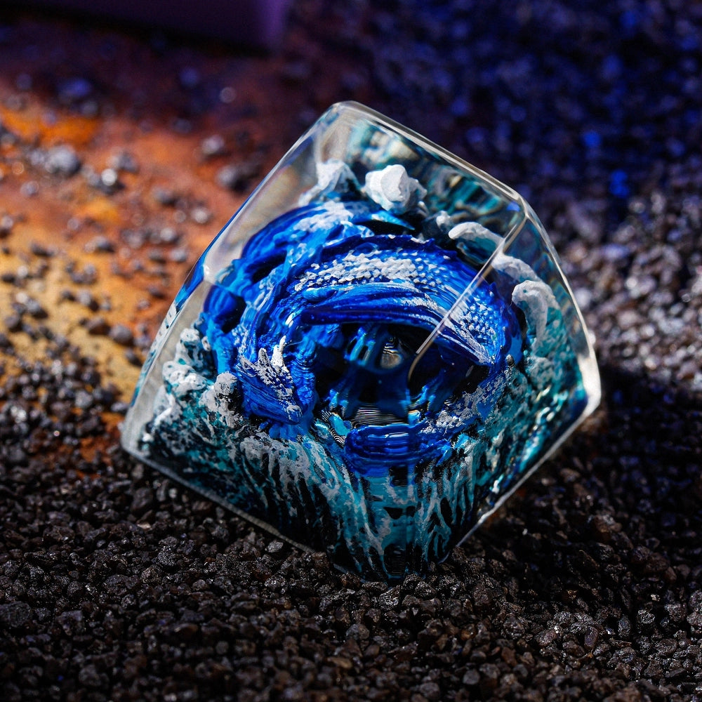 Sleeping Dragon - Blue Artisan Keycap